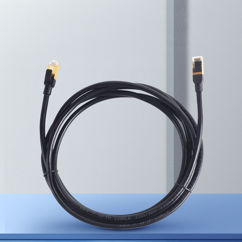 Netzwerkkabel Patchkabel Cat8 Cat.8.1 S/FTP RJ45 TPE LAN 0,5 - 20m – 0,5 Meter