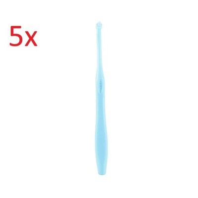 5x Interdentalbürsten Weiche Borsten Tiefenreinigung Zahnspangen Blau
