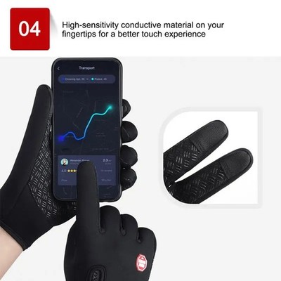 Winter Handschuhe Thermo Warm Wasserdicht Touchscreen Herren Damen Outdoor Ski L