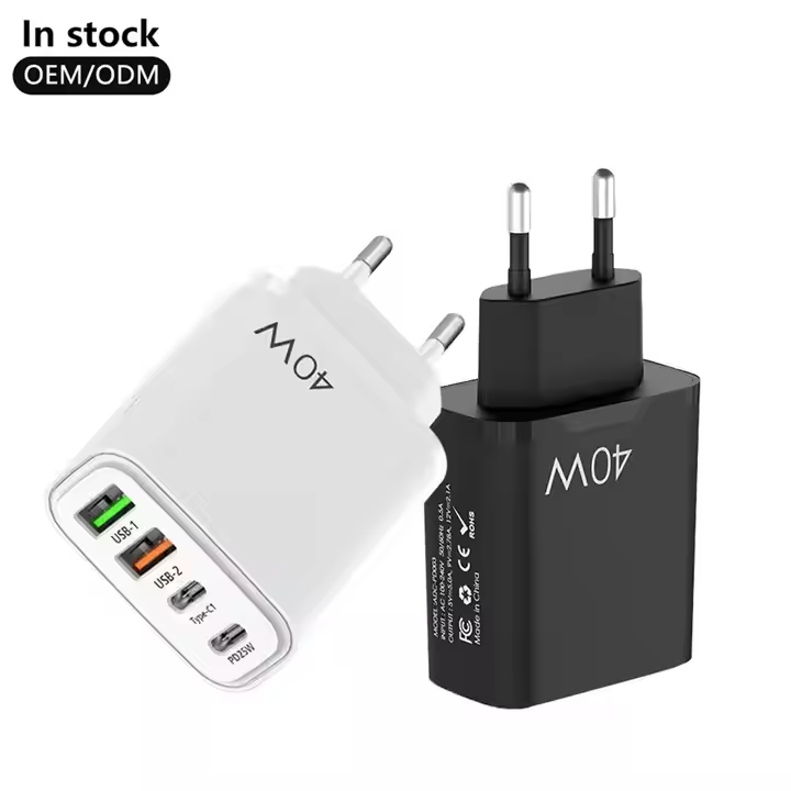 40W USB C Schnell Ladegerät für iPhone Samsung Netzteil Handy Ladegerät Adapter