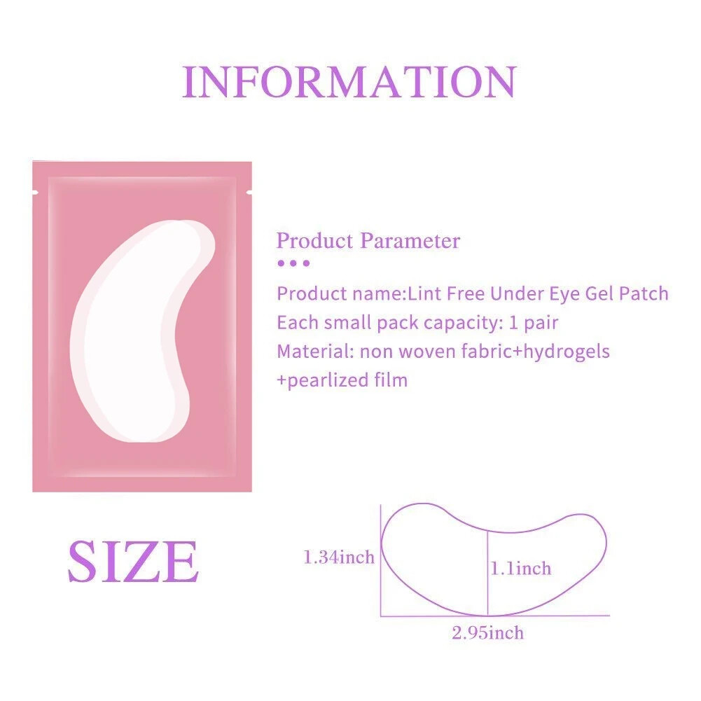Anti Augenringe Augenpads Wimpernverlängerung Augen Gel Pads Hydrogel Eyepads