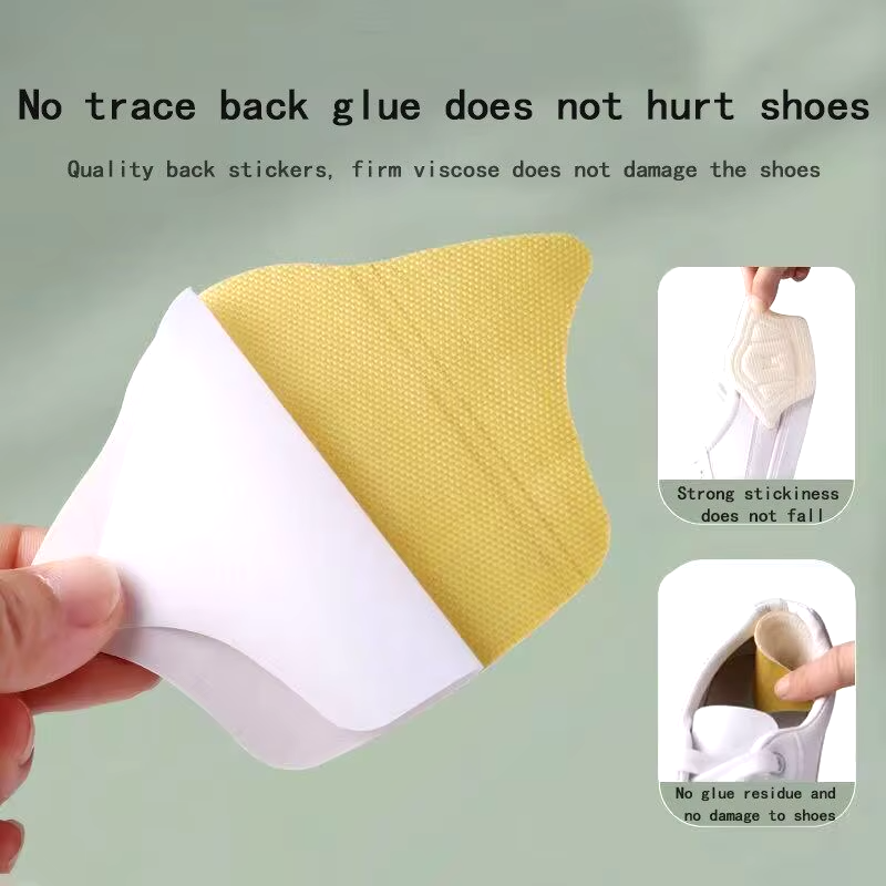 Fersenpolster Einlegesohlen Komfort Anti-Rutsch Ergonomische Fersenkissen 2 Stk