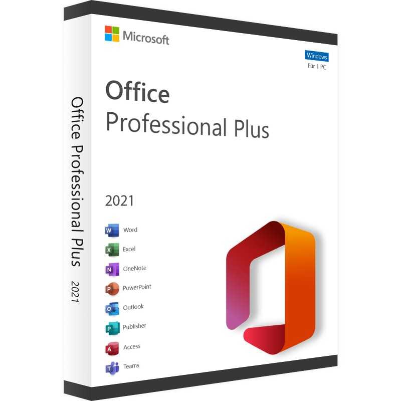 Aktivierung Microsoft Office 2021 Professional Plus