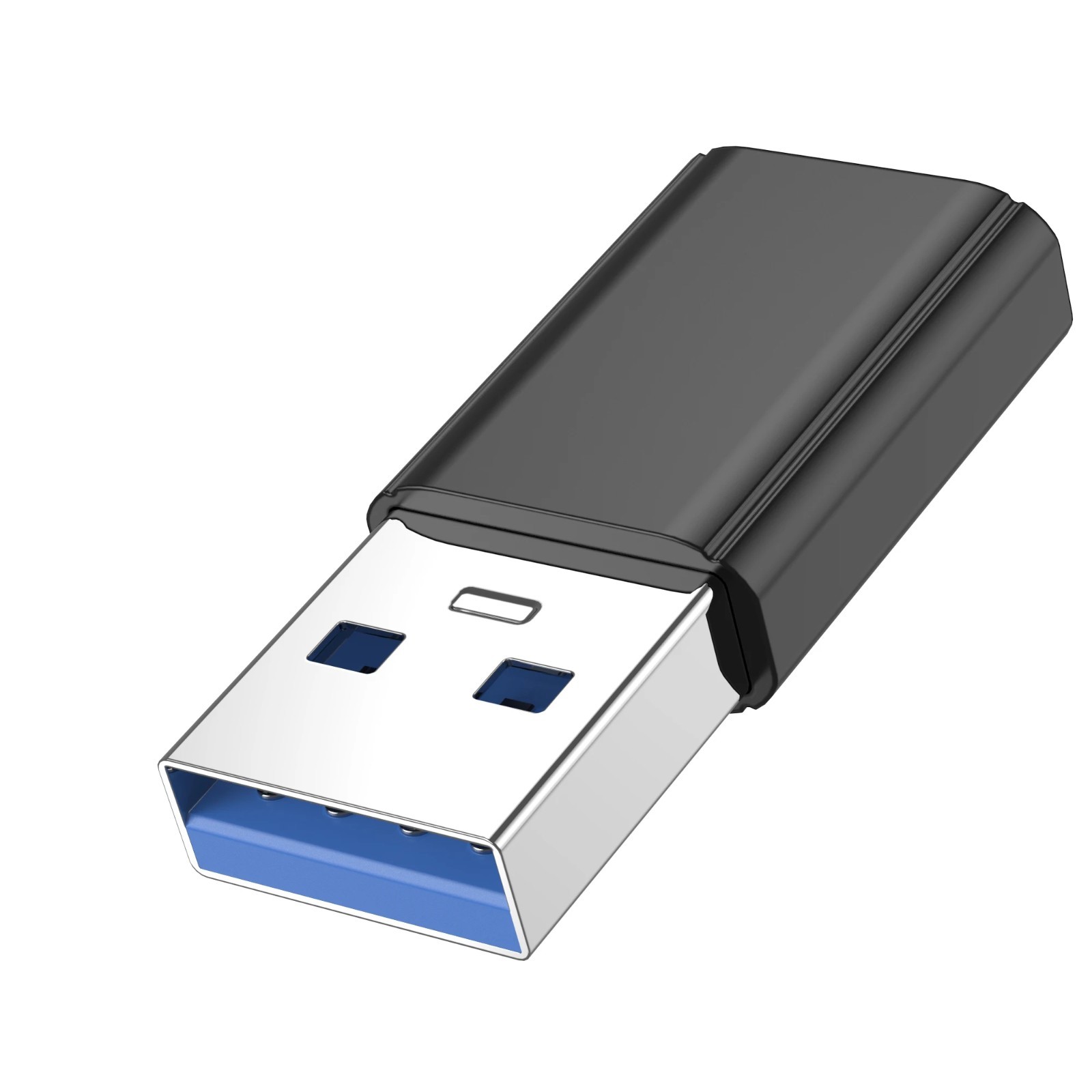 4 Stück USB C auf USB Adapter OTG 3.2 Schnellladen Datenübertragung Silber