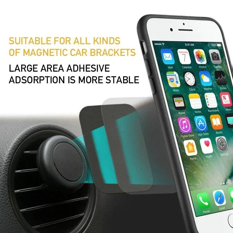 5 Stück Metall Platte Auto Telefon Halter Universal Disk Rund