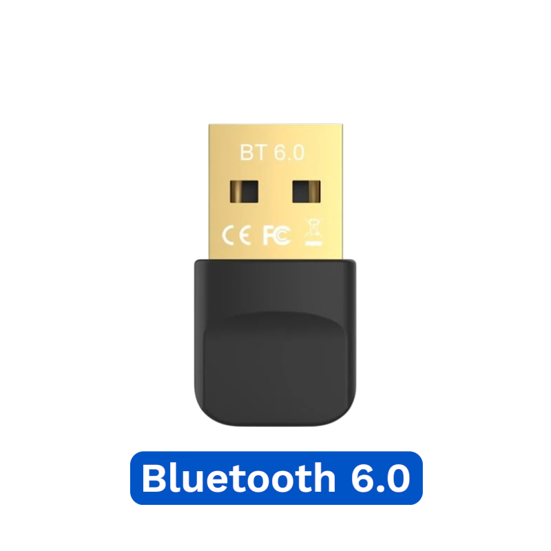 Bluetooth 6.0 Adapter USB Dongle PC Maus Tastatur Kopfhörer 20m Range