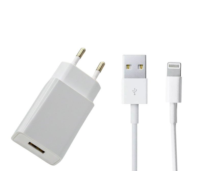 Schnellladekabel + Ladegerät USB A 7 8 XR X XS 11 12 13 14 Pro Max Adapter