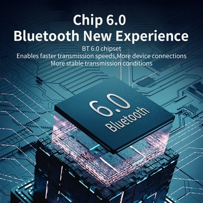 Bluetooth 6.0 Adapter USB Dongle PC Maus Tastatur Kopfhörer 20m Range