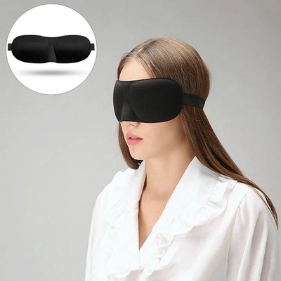 3D Schlafmaske Ergonomisch Blickdicht Druckfrei Augenmaske Reisen Memory Schaum