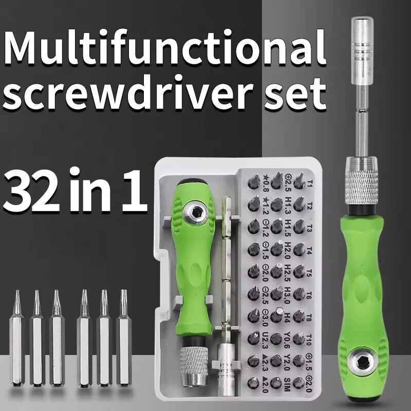 32 in 1 Schraubendreher PC Handy Brillen Set Werkzeugset feine Bits