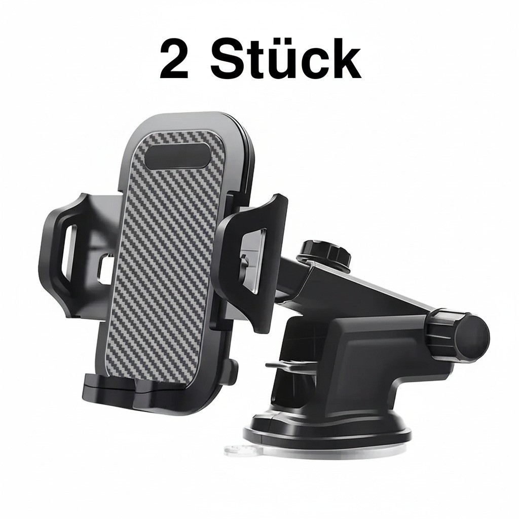 2 Stück Auto Handyhalterung Kfz Saugnapf  Smartphone Halter Armaturenbrett