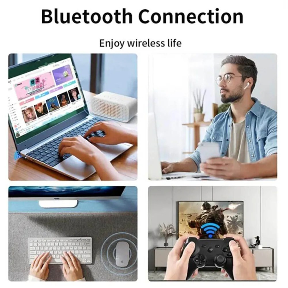 Bluetooth Adapter 5.3 Stick USB Transmitter Dongle PC Notebook Bluetooth Adapter