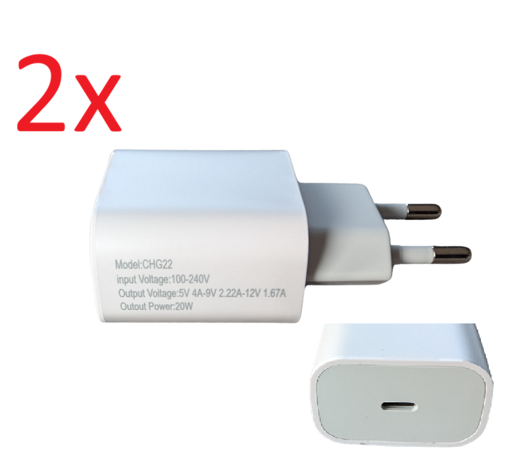 2x 20W Schnell Ladegerät USB C iPhone 11 12 13 14 15 Pro Max Adapter Netzteil