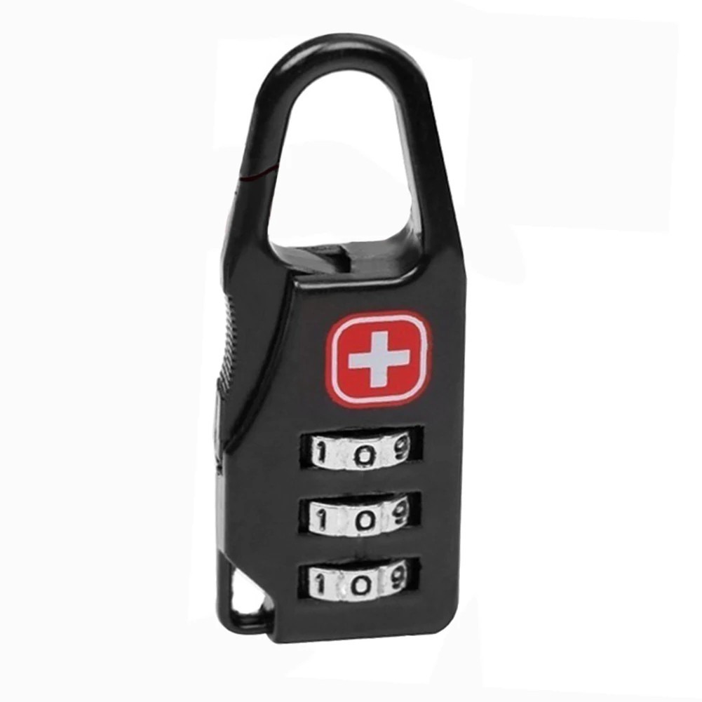 3 Stück Mini Zahlenschloss 30mm Vorhängeschloss für Reisegepäck Rucksack Koffer