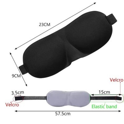 3D Schlafmaske Premium | Blickdicht & Atmungsaktiv | Ergonomische Augenmaske Rei