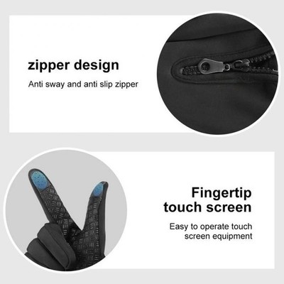 Winter Handschuhe Thermo Warm Wasserdicht Touchscreen Herren Damen Outdoor Ski L
