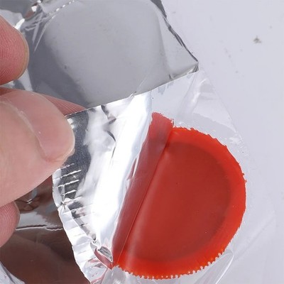 48x Fahrrad Flickzeug Gummi Flicken Set Reifen Reparatur Patches 25mm Universal