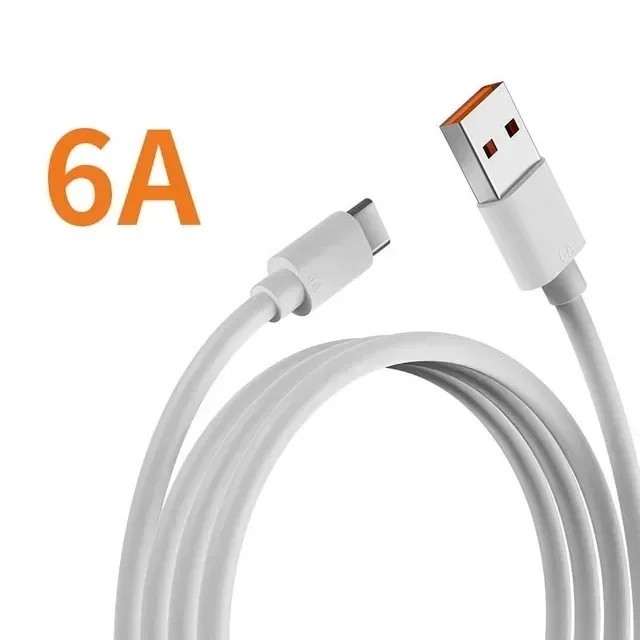 66W 6A USB-C Schnell Ladekabel 1m 3 Stück Datenkabel für iPhone Xiaomi Fast