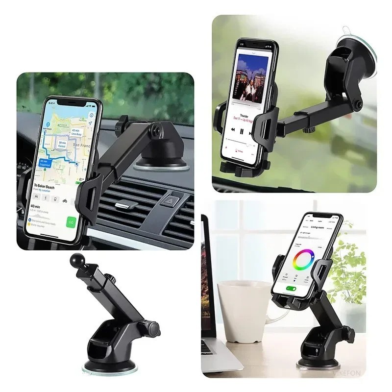 2 Stück Auto Handyhalterung Kfz Saugnapf  Smartphone Halter Armaturenbrett