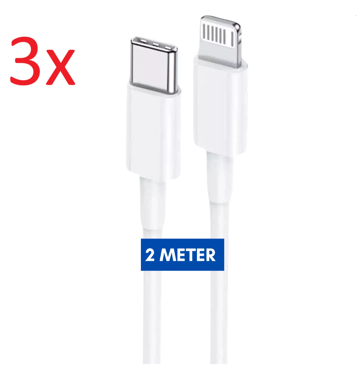 3 Stück schnell Ladekabel 2m für iPhone 27 W 11 12 13 14 Pro Max USB C iPad Pro
