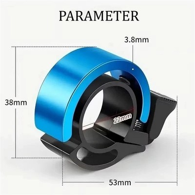 Fahrradklingel 90dB Aluminium 22-24mm Universal Fahrradglocke Laut Mountainbike