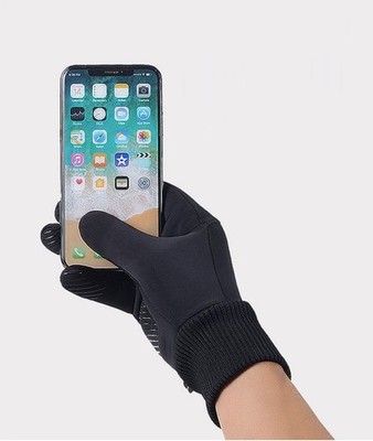 Winter Thermo Handschuhe Herren Wasserdicht Touchscreen Winddicht Grip Sport L
