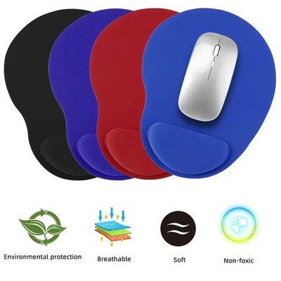Mauspad Handgelenkauflage ergonomisch Memoryschaum rutschfest Gaming schwarz