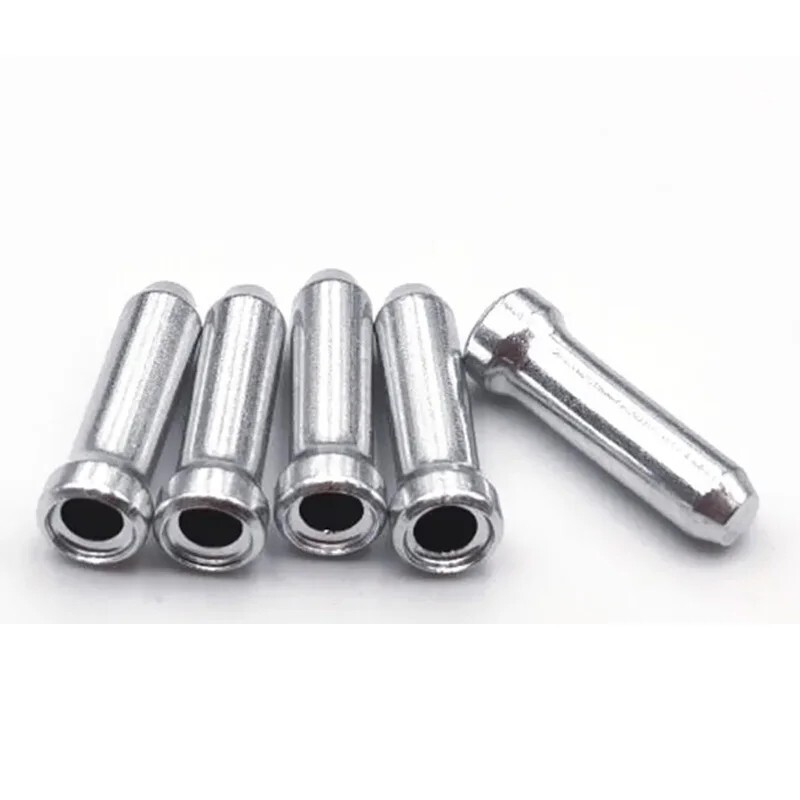 10 Stück Quetschhülsen Aluminium Bremszug Bowdenzug Endkappen Fahrrad Schaltzug