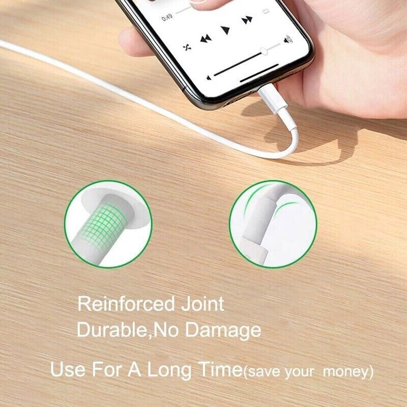 2 Stück Ladekabel für iPhone 2m 8 X XR XS 11 12 13 14 Pro Max iPad für Apple