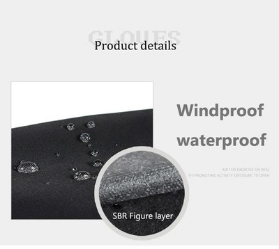Winter Thermo Handschuhe Herren Wasserdicht Touchscreen Winddicht Grip Sport L