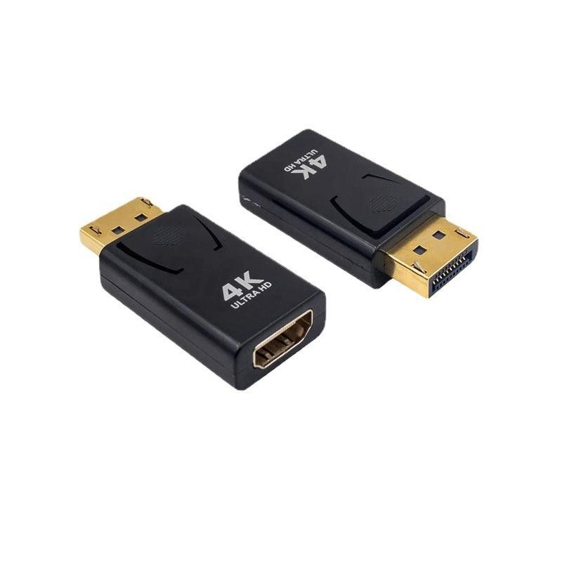 DisplayPort auf HDMI Adapter | 4K 60Hz UHD | DP Stecker zu HDMI Buchse Konverter – 1 Stück