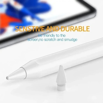 2x Ersatzspitzen für Apple Pencil für 1 und 2 Generation Weiß Nibs Pen Federn