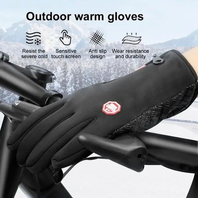 Winter Handschuhe Thermo Warm Wasserdicht Touchscreen Herren Damen Outdoor Ski L