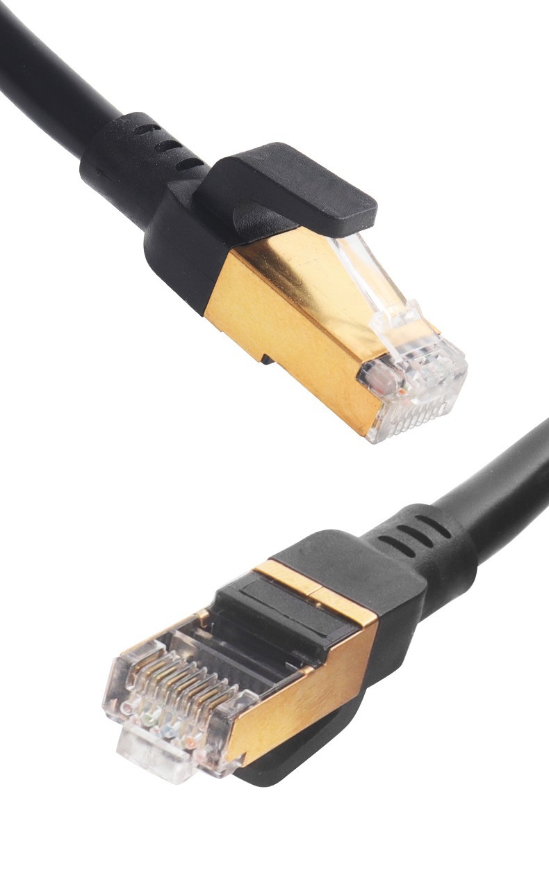 Netzwerkkabel Patchkabel Cat8 Cat.8.1 S/FTP RJ45 TPE LAN 0,5 - 20m – 0,5 Meter