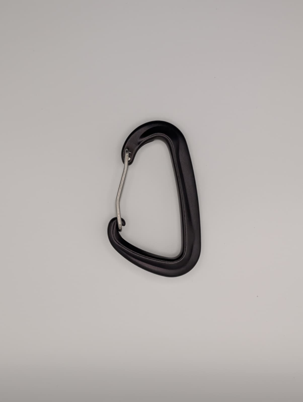 Karabinerhaken Edelstahl 8kN 816kg Anthrazit Mountaineering Haken Clip