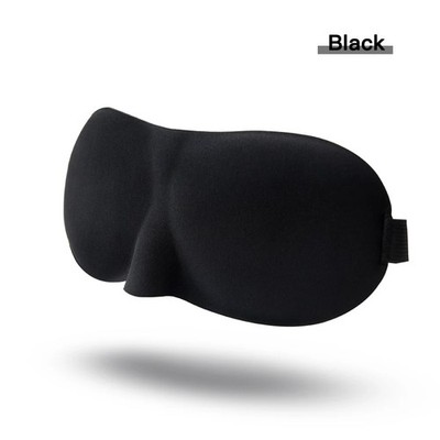 3D Schlafmaske aus Seide & Memory-Schaum 100% blickdicht & druckfrei entspannen