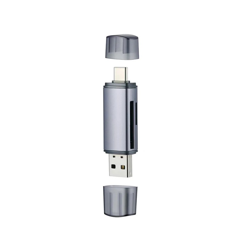 2x Kartenleser 4-in-1 SD USB 2.0 Micro SD OTG Adapter für PC Laptop Flash XC TF