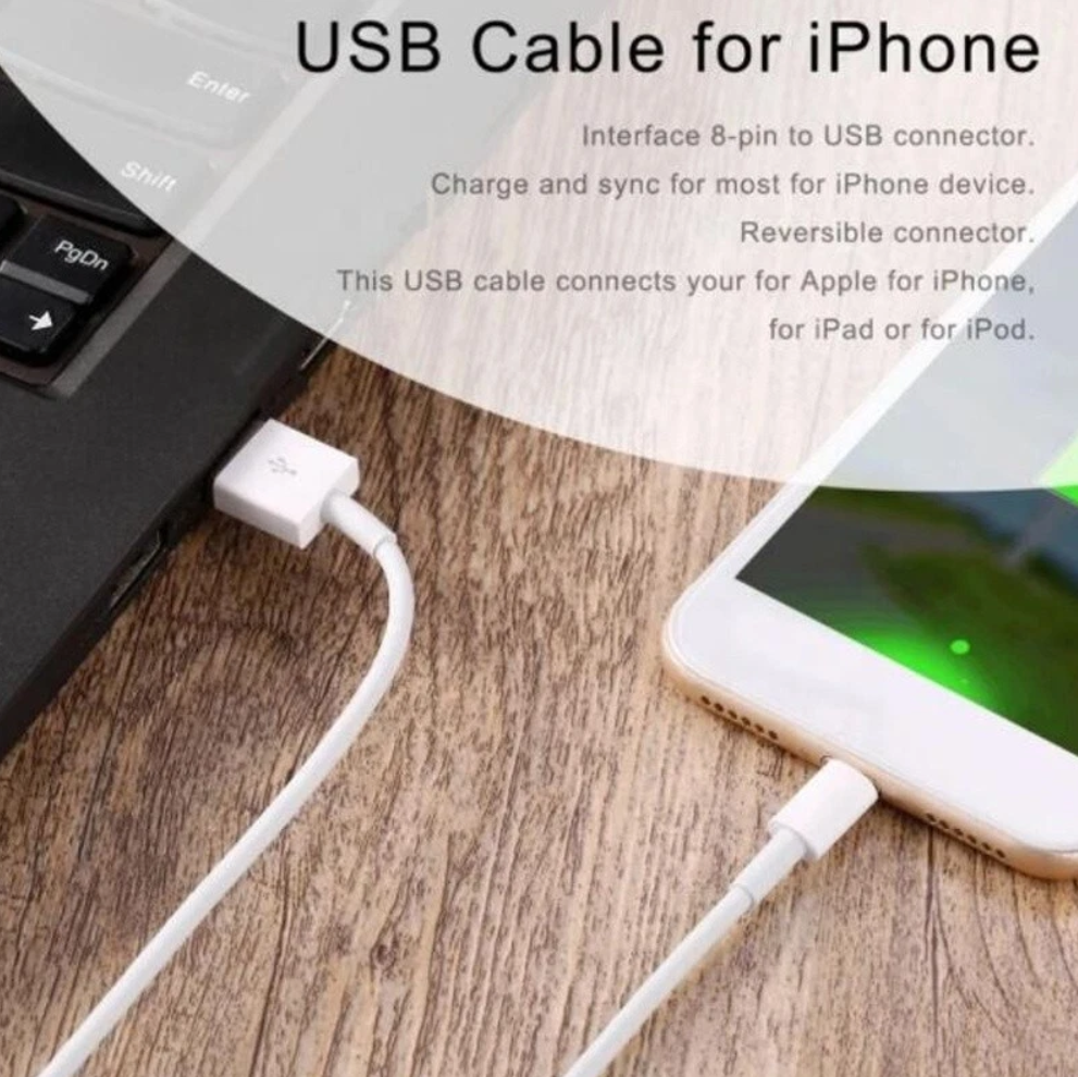 Ladekabel iPhone für 7 8 XR X XS 11 12 13 14 USB iPad Pro 1m