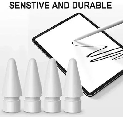 4x Ersatzspitzen für Apple Pencil für 1 und 2 Generation Weiß Nibs Pen Federn